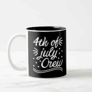 Tasse 2 Couleurs 4th Of July Crew