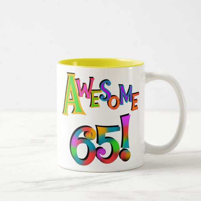 Tasse 2 Couleurs 65 T-shirts et cadeaux impressionnants (Droit)