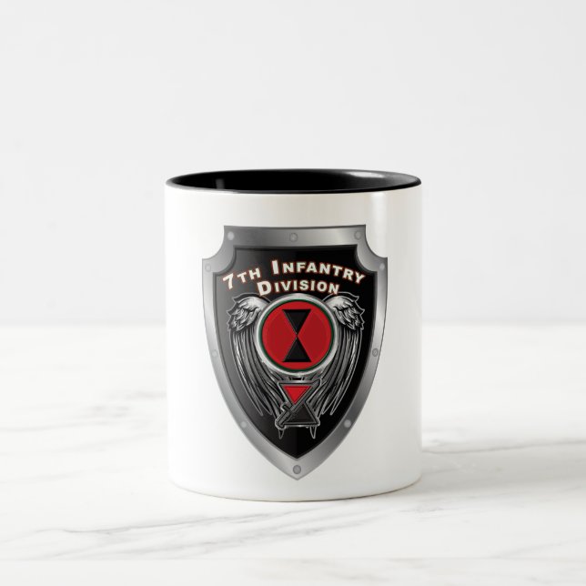 Tasse 2 Couleurs 7e division d'infanterie "Bayonet Division" (Centre)