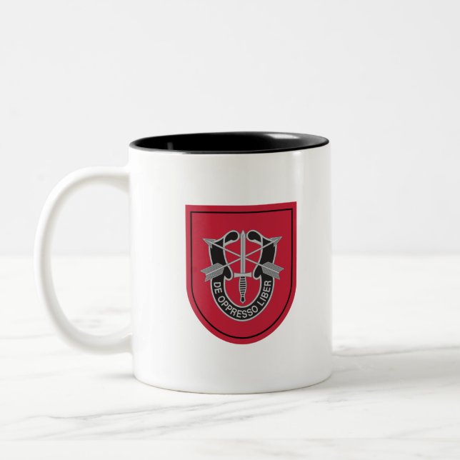 Tasse 2 Couleurs 7e Groupe des forces spéciales (7e SFG) (Gauche)