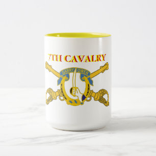 Tasse 2 Couleurs 7ème La CAVALERIE ATTAQUENT