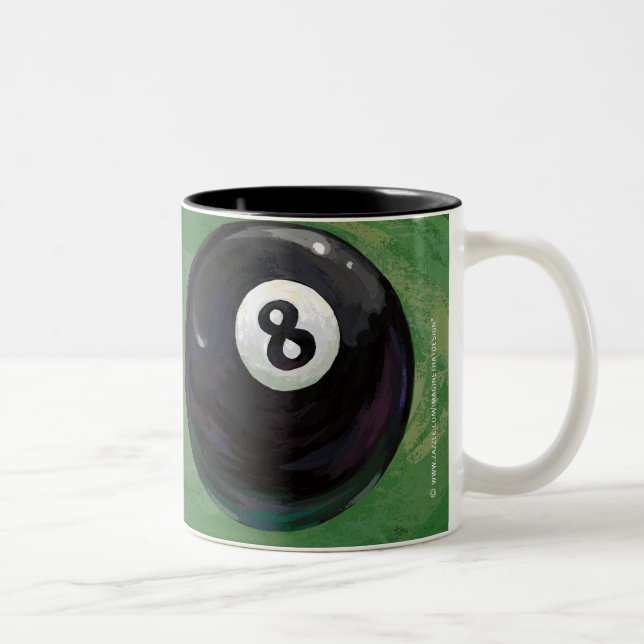 Tasse 2 Couleurs 8 balles (Droit)