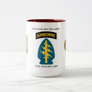 TASSE 2 COULEURS 8E GROUPE PSYOPS BN(ABN) 4E GROUPE PSYOPS 