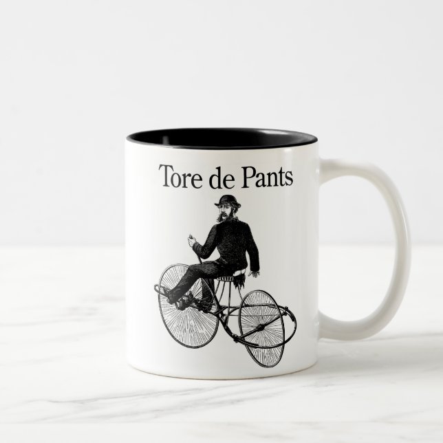 Tasse 2 Couleurs A déchiré de Pants (Droit)