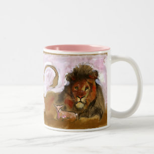 Tasse 2 Couleurs A.S.K. - Lion et agneau