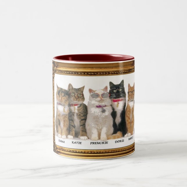 TASSE 2 COULEURS ABAT-JOUR COMME CAT D'A, (Centre)