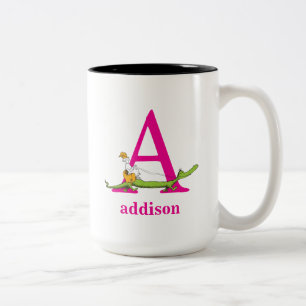 Tasse 2 Couleurs ABC du Dr Seuss : Lettre A - Rose   Ajouter Votre 