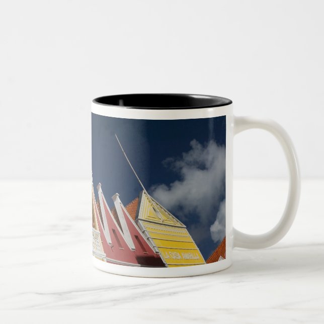 Tasse 2 Couleurs ABC Islands, CURACAO, Willemstad : Punda (Droit)