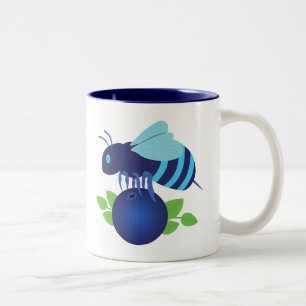 Tasse 2 Couleurs Abeille de bleuet