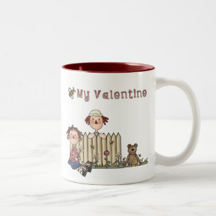 Tasse 2 Couleurs Abeille de Ragdoll mon Valentine