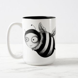 Tasse 2 Couleurs Abeille folle
