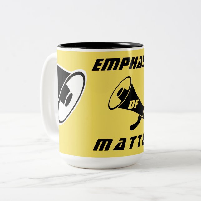Tasse 2 Couleurs "Accent de matière " (Devant gauche)