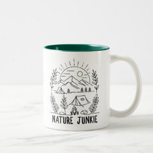 Tasse 2 Couleurs Accro de la nature