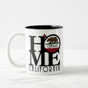 Tasse 2 Couleurs ACCUEIL Cambria Californie 11oz