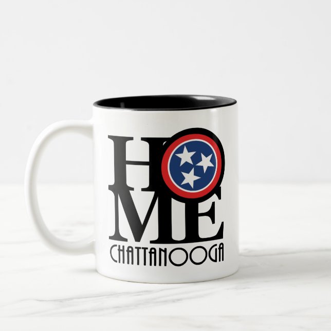 Tasse 2 Couleurs ACCUEIL Chattanooga 15oz (Gauche)