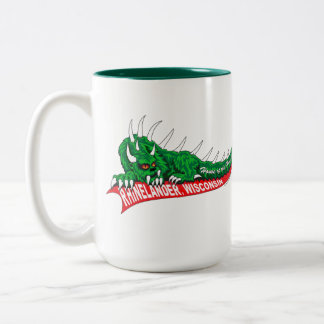 Tasse 2 Couleurs Accueil du Hodag Rhinelander Wisconsin