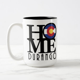 Tasse 2 Couleurs ACCUEIL Durango Colorado 15oz