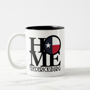 Tasse 2 Couleurs ACCUEIL Fredericsburg Texas