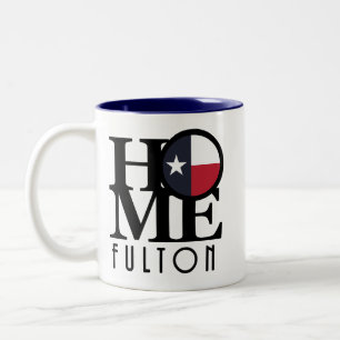 Tasse 2 Couleurs ACCUEIL Fulton Texas