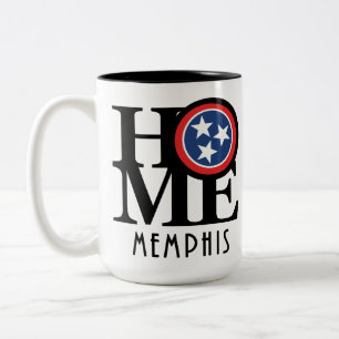 Tasse 2 Couleurs ACCUEIL Memphis Tennessee 15oz