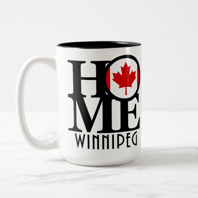 Tasse 2 Couleurs ACCUEIL Winnipeg 15oz (Gauche)