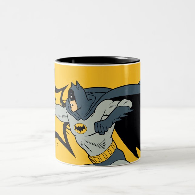 Tasse 2 Couleurs Action de poinçonnage dynamique Batman (Centre)
