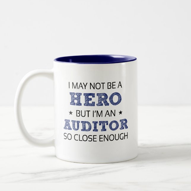 Tasse 2 Couleurs Actualité de l'Humour vérificateur (Gauche)