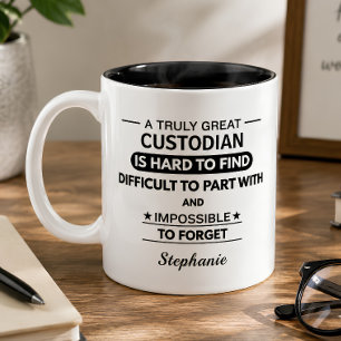 Tasse 2 Couleurs Adieu personnalisé au gardien