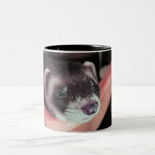 Tasse 2 Couleurs Adorable Sable Ferret Photo