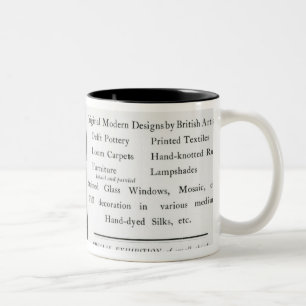 Tasse 2 Couleurs Adverisement pour Omega Workshops Ltd