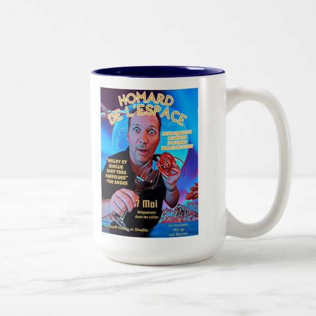 Tasse 2 Couleurs Affiche de l'espace (Droit)