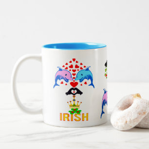 Tasse 2 Couleurs Afficher ☘ I Love Irish-Frisky Couple Fab