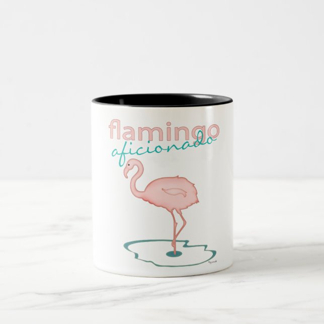 Tasse 2 Couleurs Aficionado de Flamant rose (Centre)