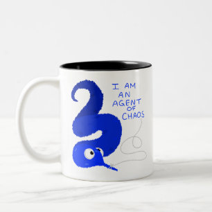 Tasse 2 Couleurs Agent du ver Chaos sur une chaîne