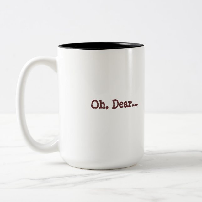 Tasse 2 Couleurs Ah, cher (Gauche)