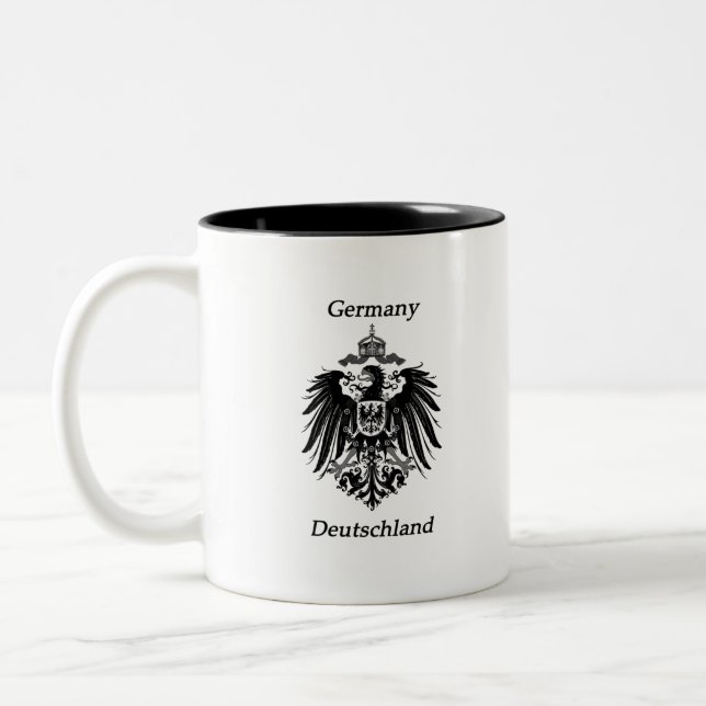 Tasse 2 Couleurs Aigle impérial allemand (Gauche)