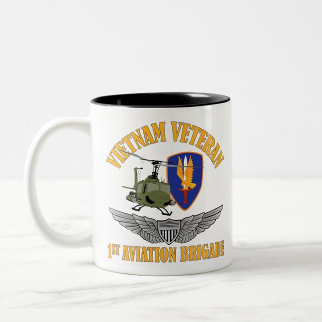 Tasse 2 Couleurs Ailes d'aviateur de vétérinaire du Vietnam (Gauche)