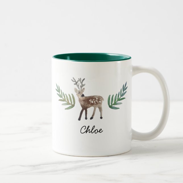 Tasse 2 Couleurs Aimé chèrement (Droit)