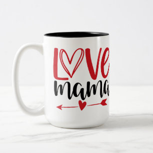Tasse 2 Couleurs Aime Maman 