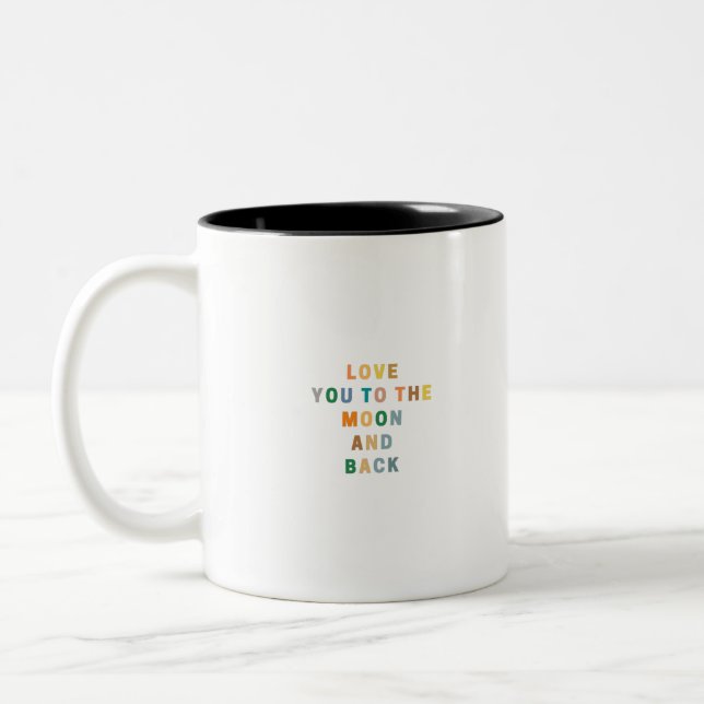 TASSE 2 COULEURS AIME-TOI LA LUNE ET RETOURNE (Gauche)