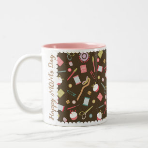 Tasse 2 Couleurs Aimer Accessoires de couture Brown
