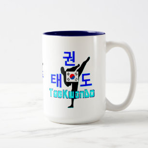 Tasse 2 Couleurs ☯ Aimez l'art martial coréen-TaeKwonDo