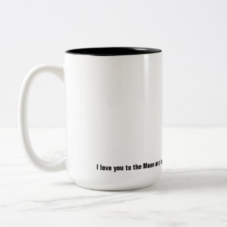 Tasse 2 Couleurs Aimez-vous à la lune et au dos