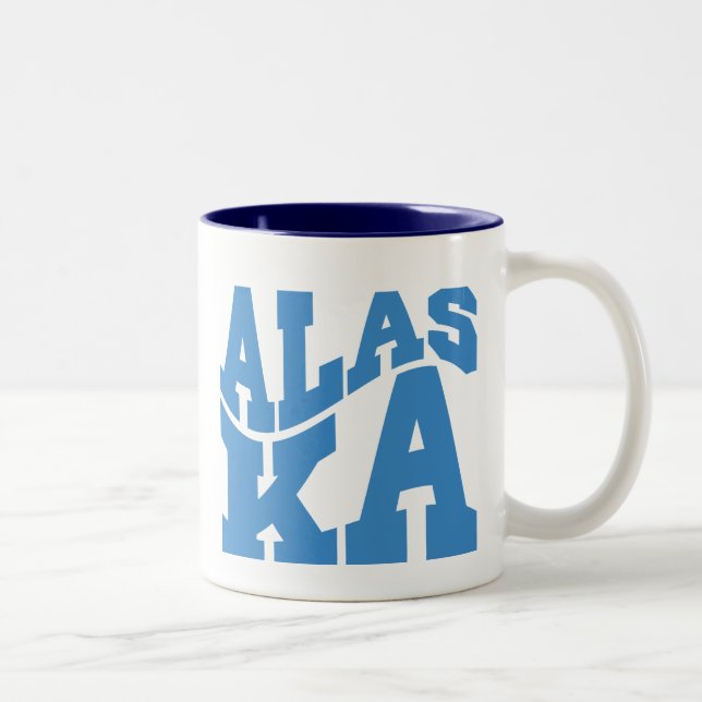 Tasse 2 Couleurs Alaska - State Pride (Droit)