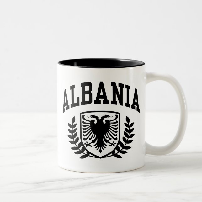 Tasse 2 Couleurs Albanie (Droit)
