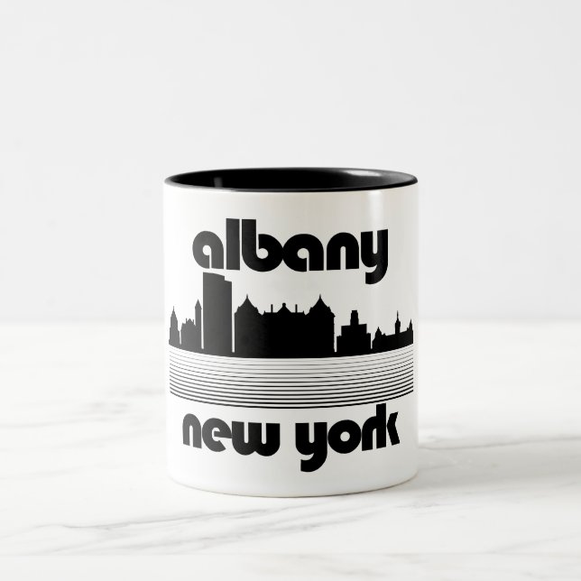 Tasse 2 Couleurs Albany New York (Centre)