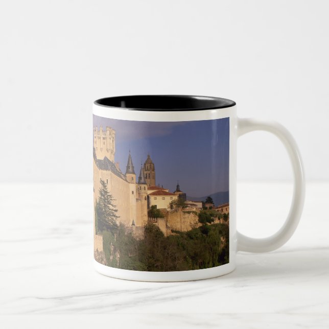 Tasse 2 Couleurs Alcazar et cathédrale, Ségovie, Castille Léon, (Droit)