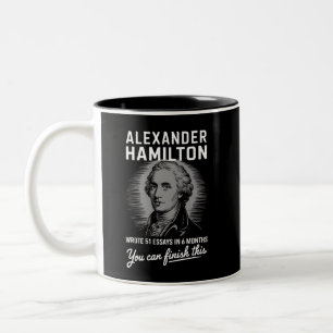 Tasse 2 Couleurs Alexander Hamilton A Écrit 51 Essais En 6 Mois