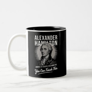 Tasse 2 Couleurs Alexander Hamilton A Écrit 51 Essais En 6 Mois