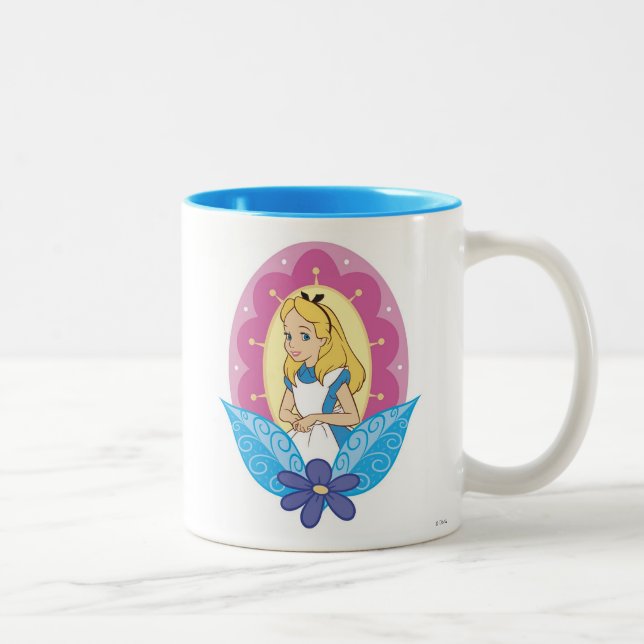 Tasse 2 Couleurs Alice à Wonderland (Droit)